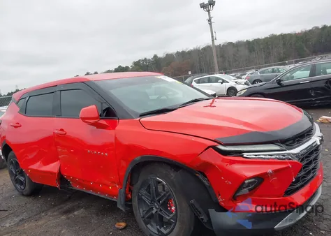 2023 Chevrolet Blazer Fwd 2Lt из США, поврежденный, VIN 3GNKBCR43PS101926